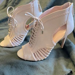 AVEC LES FILLES pink Joyce booties.